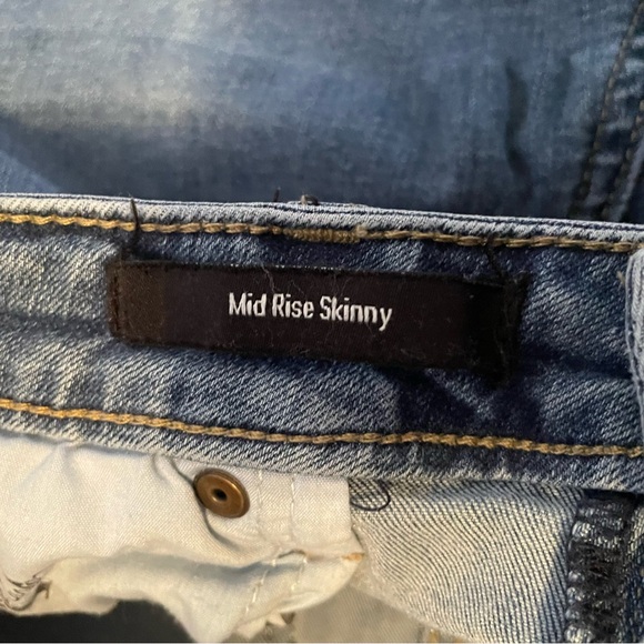 Calvin Klein Mid Rise Stretch Skinny Jeans sz 16 - Picture 7 of 9